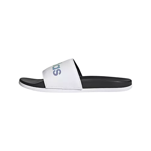 Adult Adidas Adilette Logo Comfort Slide Sandals 3 Adult Adidas Adilette Logo Comfort Slide Sandals - Image 3