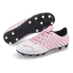 Girls' Puma Tacto II FG/AG Jr. Molded Soccer Cleats -Shoe Sale Shop 19510015898 3