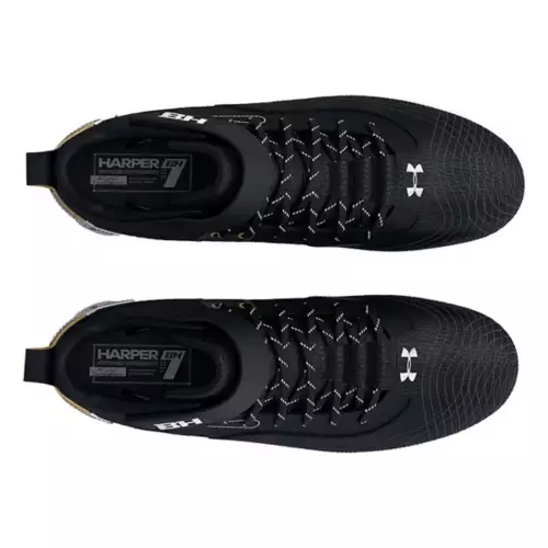 Adult Under Armour Harper 7 Mid RM Molded Baseball Cleats 3 Adult Under Armour Harper 7 Mid RM Molded Baseball Cleats - Image 3