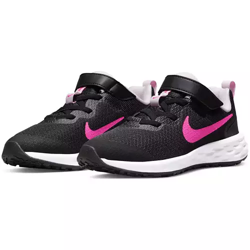 Girls' Nike Revolution 6 Hook N Loop Running Shoes 2 Girls' Nike Revolution 6 Hook N Loop Running Shoes - Image 2