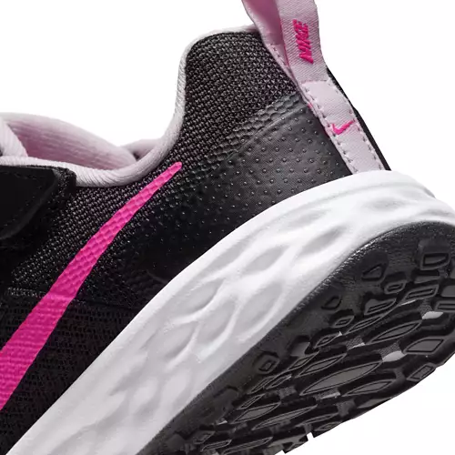 Girls' Nike Revolution 6 Hook N Loop Running Shoes 8 Girls' Nike Revolution 6 Hook N Loop Running Shoes - Image 8