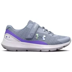 Girls Under Armour Surge 3 Hook N Loop Running Shoes