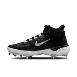 Men's Nike Alpha Huarache Elite 4 Mid Metal Baseball Cleats 19 Men's Nike Alpha Huarache Elite 4 Mid Metal Baseball Cleats -Shoe Sale Shop 19615185214 3